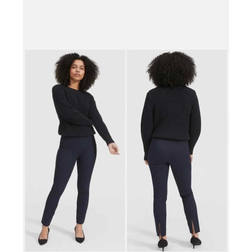 Everlane The Back-Slit Work Pant | Navy Blue